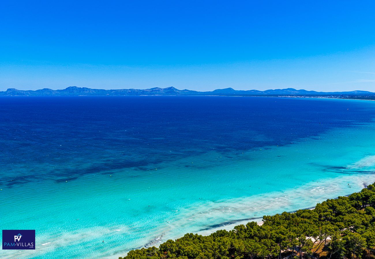 Villa in Alcudia - Chalet PAM - 1st line at sea - 200 to beach