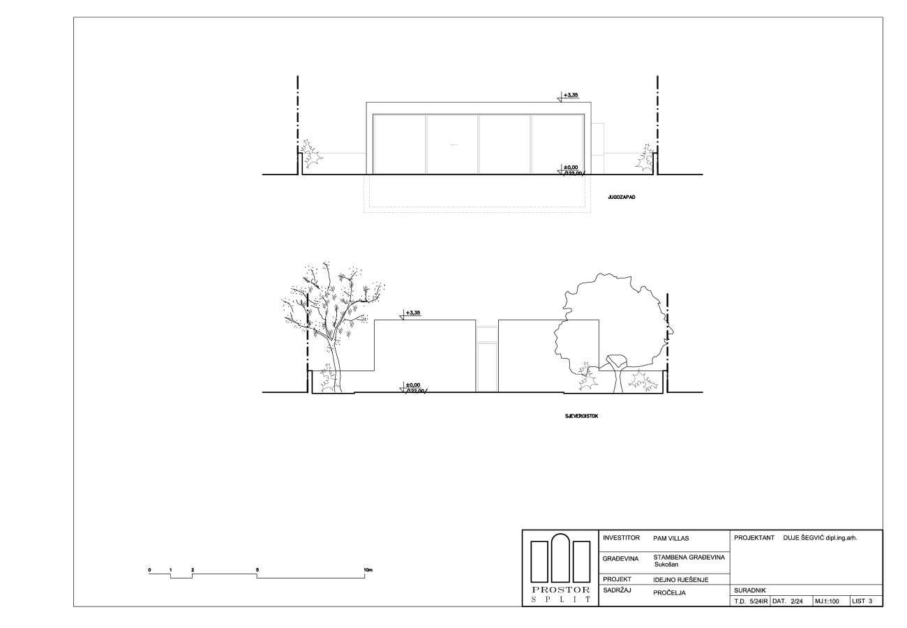 Plot in Debeljak - Land Sukosan incl. building project