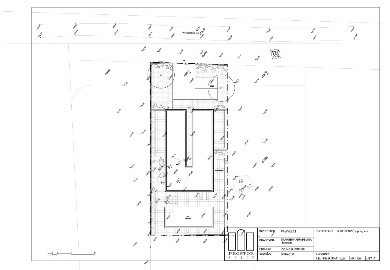 Plot in Debeljak - Land Sukosan incl. building project