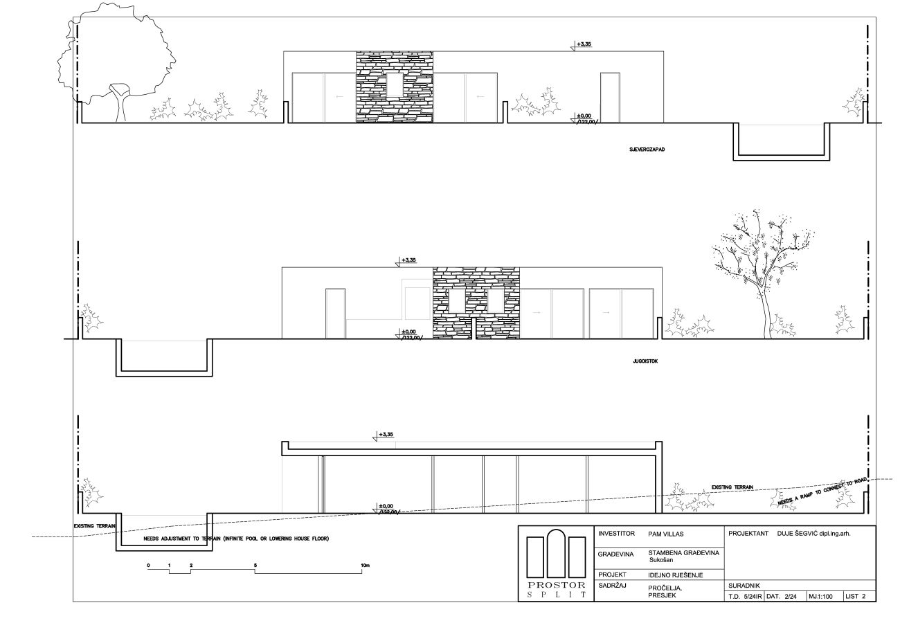 Plot in Debeljak - Land Sukosan incl. building project