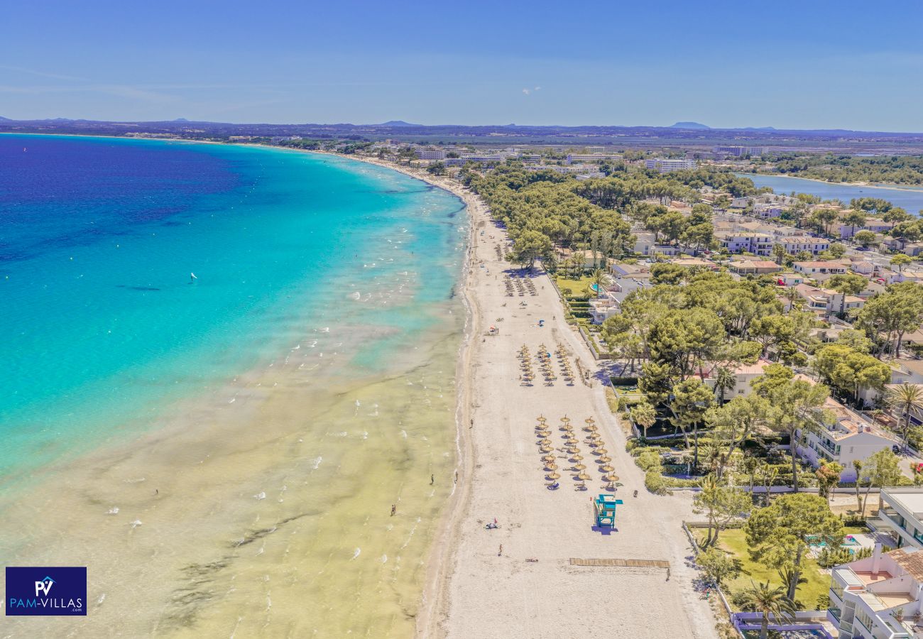 Villa in Alcudia - Villa PAM Strandhaus / Playa de Muro - 200m Strand